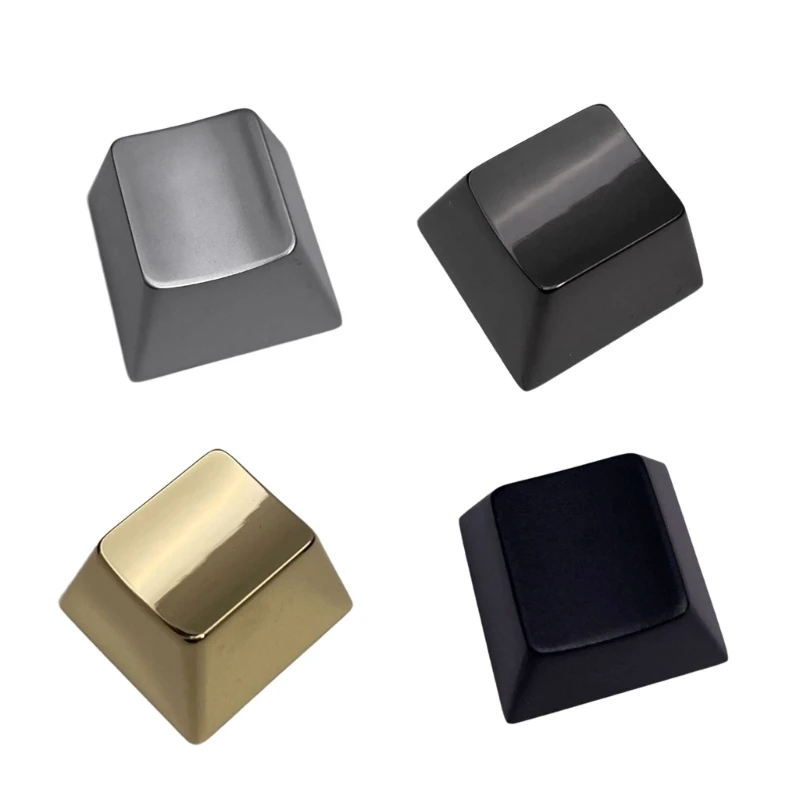 Zinc Alloy Metal Keycap for Aesthetic Mechanical Keyboards Keycap Blank 1PC Drop Shipping