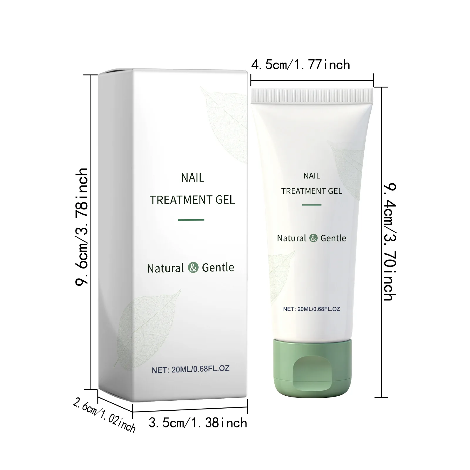 Gel nutritivo para cutículas de uñas, 20ML, nutre y repara profundamente las uñas dañadas, hidratante, fortalece, ilumina el cuidado suave de las uñas