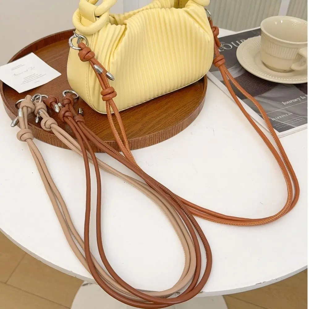 PU Leather Replacement Shoulder Strap Adjustable Length Single Shoulder Design Shoulder Bag Strap Solid Color DIY Accessories