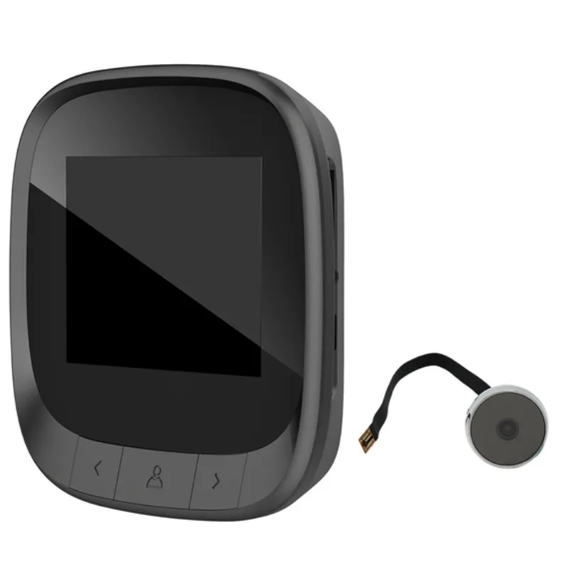 Tuya Wireless Digital Doorbell with LCD Screen Concealed Peephole Smart Video Doorbell Camera Infrared Night Vision Doorbell