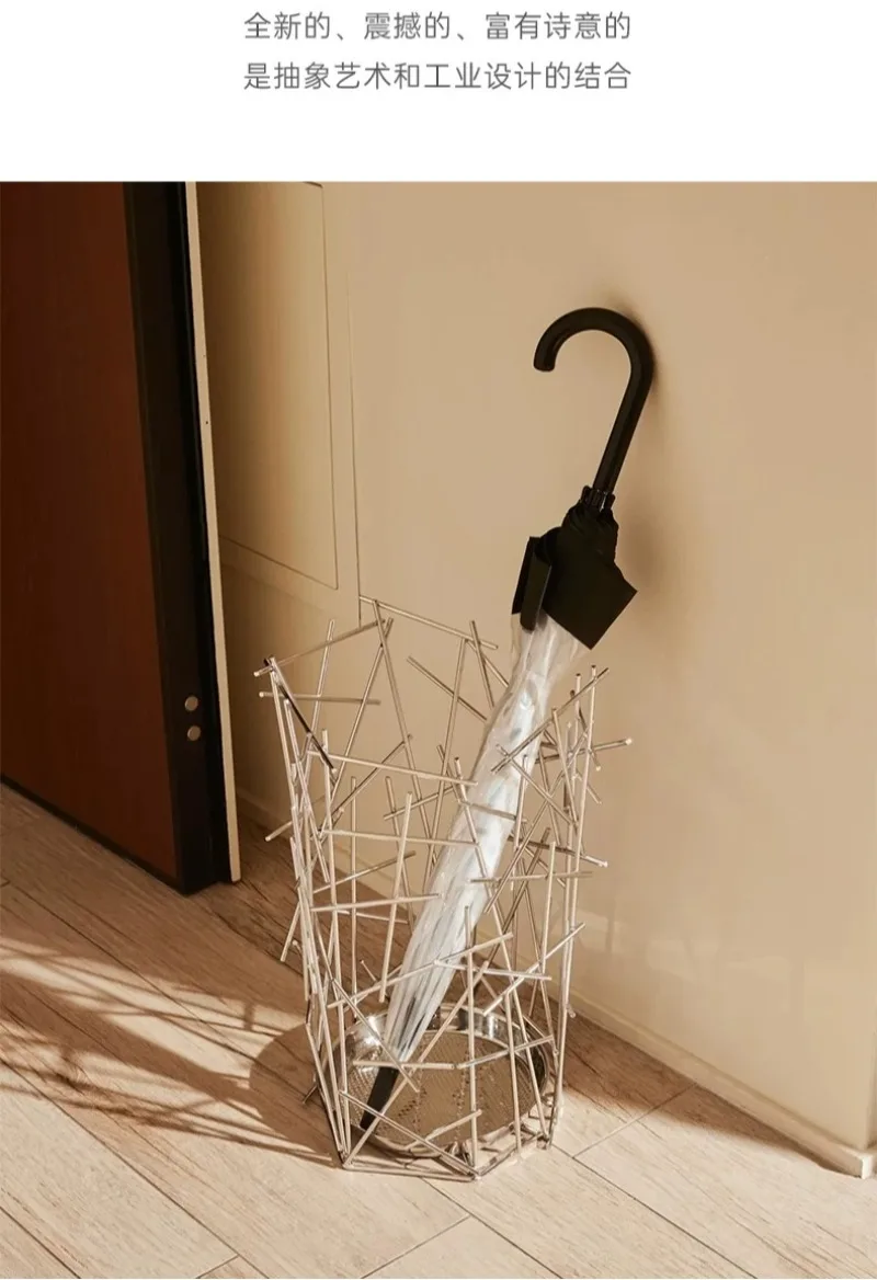 irregular small round table, magazine rack, umbrella stand, living room ornament