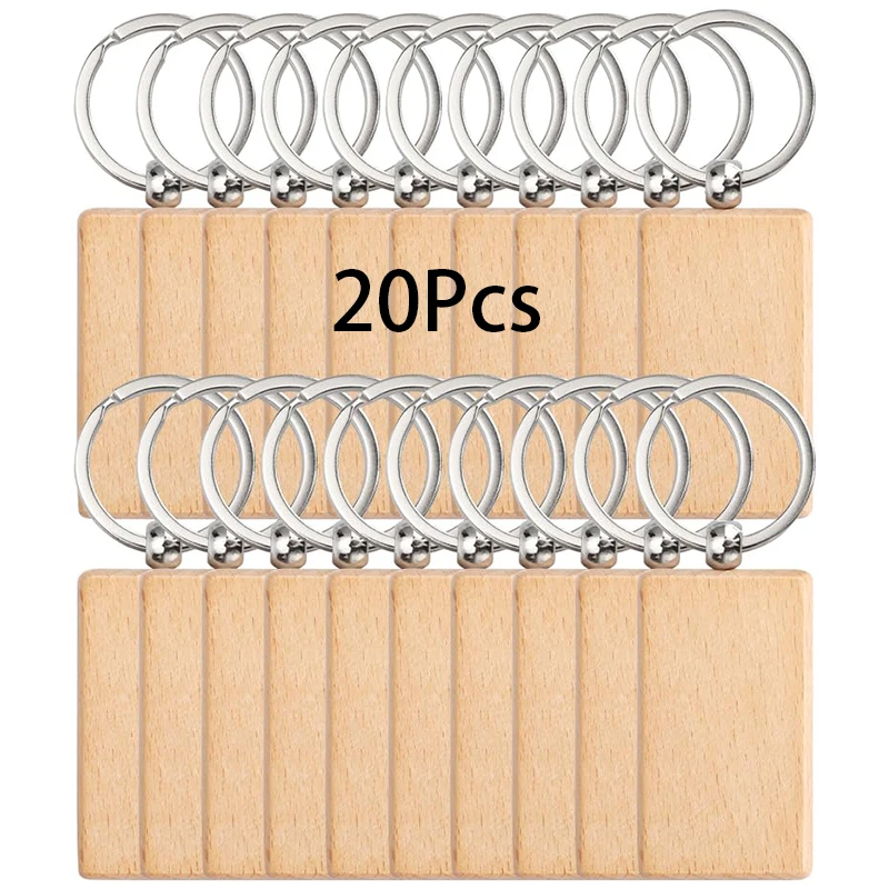 

20шт натуральные пустые деревянные брелки пустой деревянный брелок деревянные брелоки