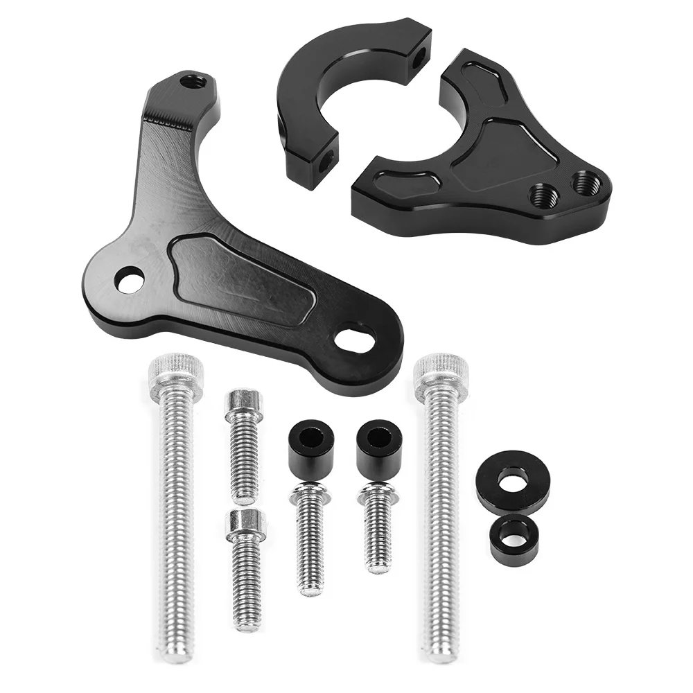 

For Yamaha XMAX300 2018-2024 2025 Motorcycle Adjustable Steering Damper Stabilizer Bracket Mounting Kit X-MAX300 XMAX X-MAX 300