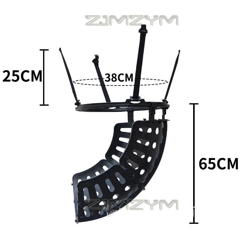 360 °   Drehbares Ball-Rücklaufgerät-System, praktisches Basketballkorb-Schieß-Trainingsgerät mit fester Spitze für den Innen- und Außenbereich