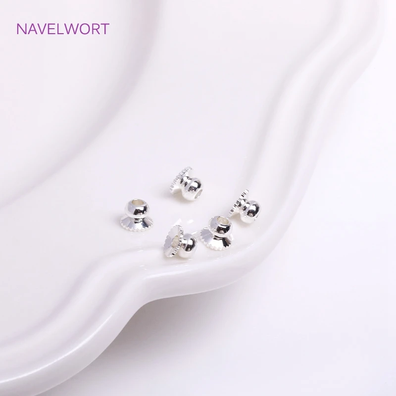 14K/18K vergoldete Perlenkappen, Abstandsperlen für Armband, Trenner für Perlen, DIY-Schmuckherstellungszubehör im Großhandel – Detail 25