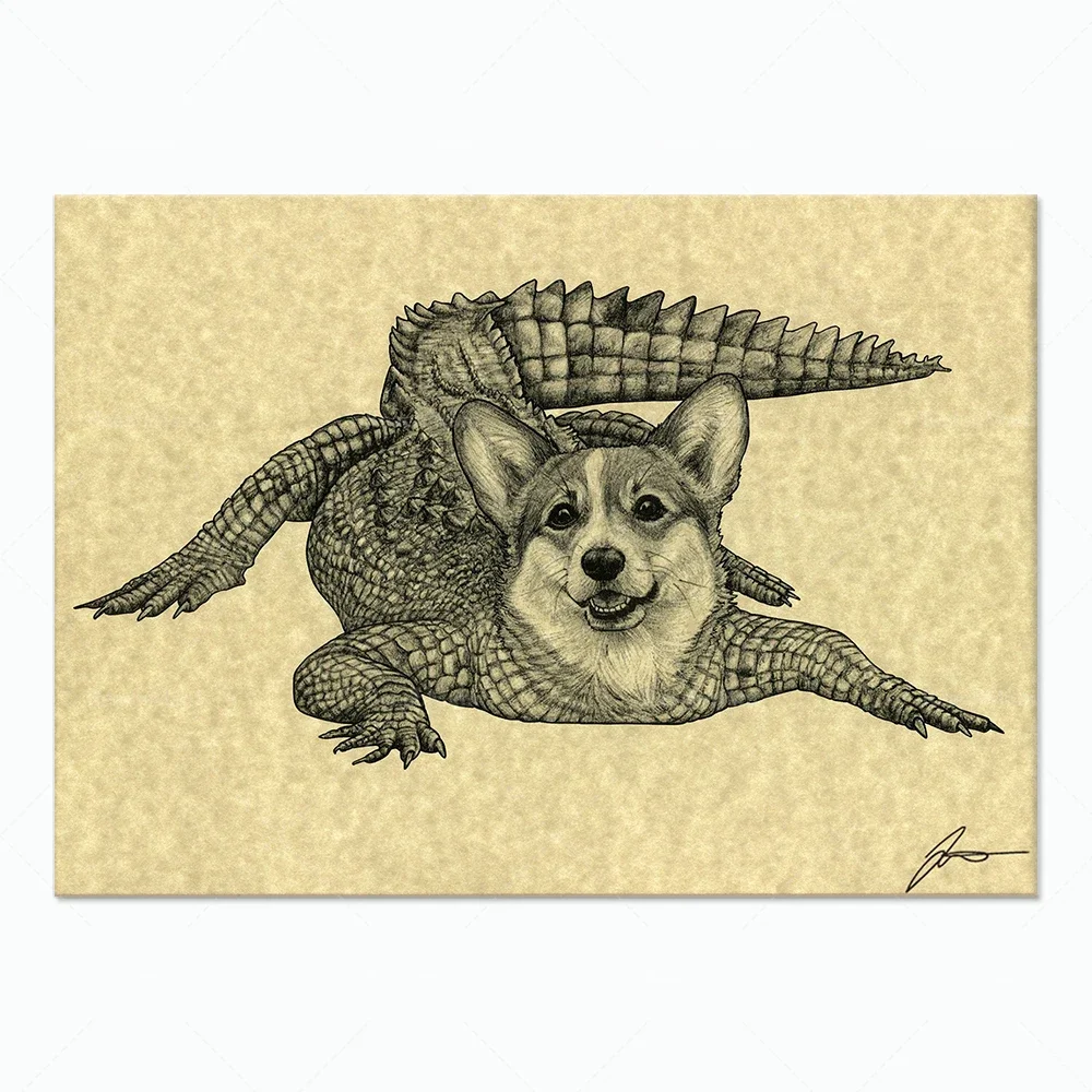 Bee+Sheep, Snake+Weasel Hybrid, Butterfly+Bear, Snail+Pug Hybrid, Goat+Snail Hybrid, Dalmatian+Cow Hybrid, Hybrid Animals Poster