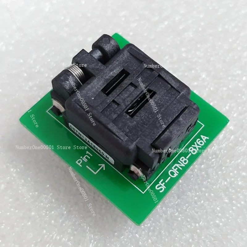 WSON8 QFN8 8x6mm to DIP8 Adapter Socket SF-QFN8-8X6A Premium Imported Programmer Test Clip