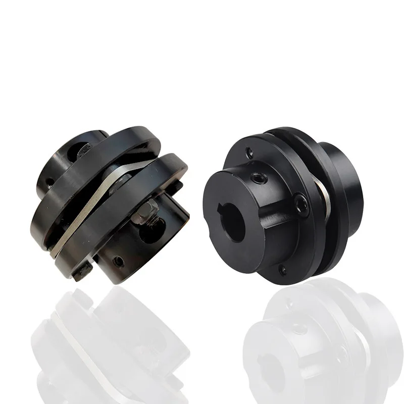 45 Steel Flange Single Diaphragm Coupling High Torque Through Servo Motor Screw Step