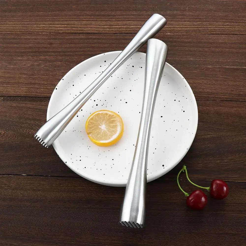 Bar DIY Stainless Steel Old Fashioned Rod Hammer Cocktail Mixer Ice Crusher Mojito Muddler Stirrer Tool