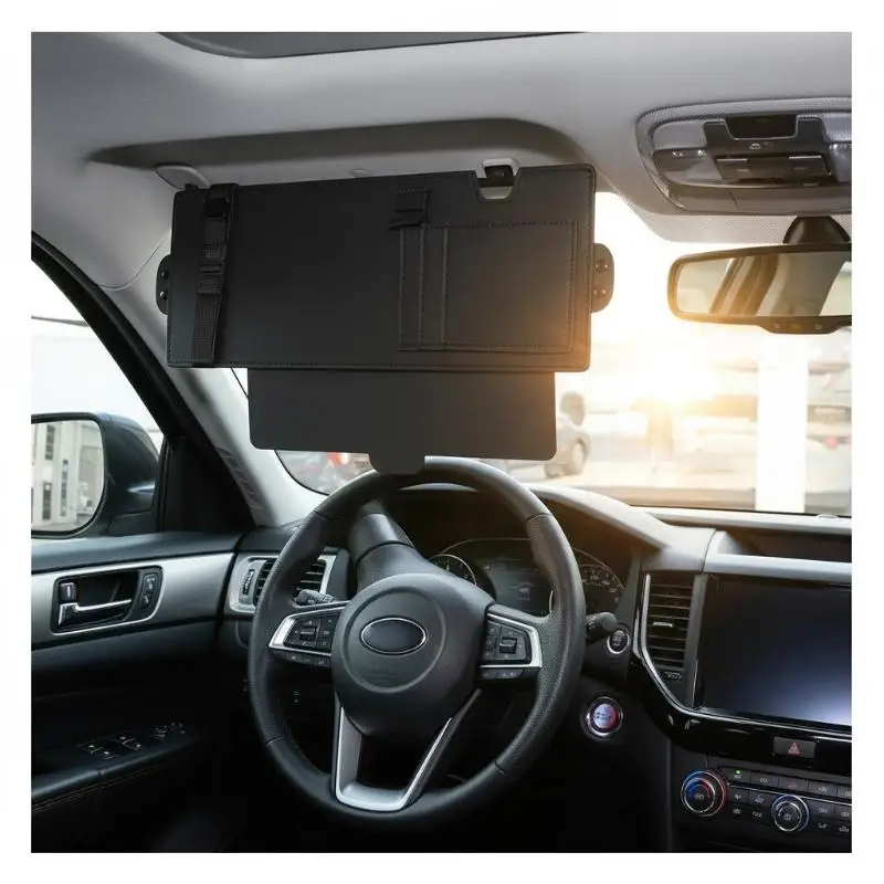 Anti-Glare Universal Adjustable Extender Car Sun Shade Sun Visor Extender For Car For Light Driver Passenger Vehicles Truck