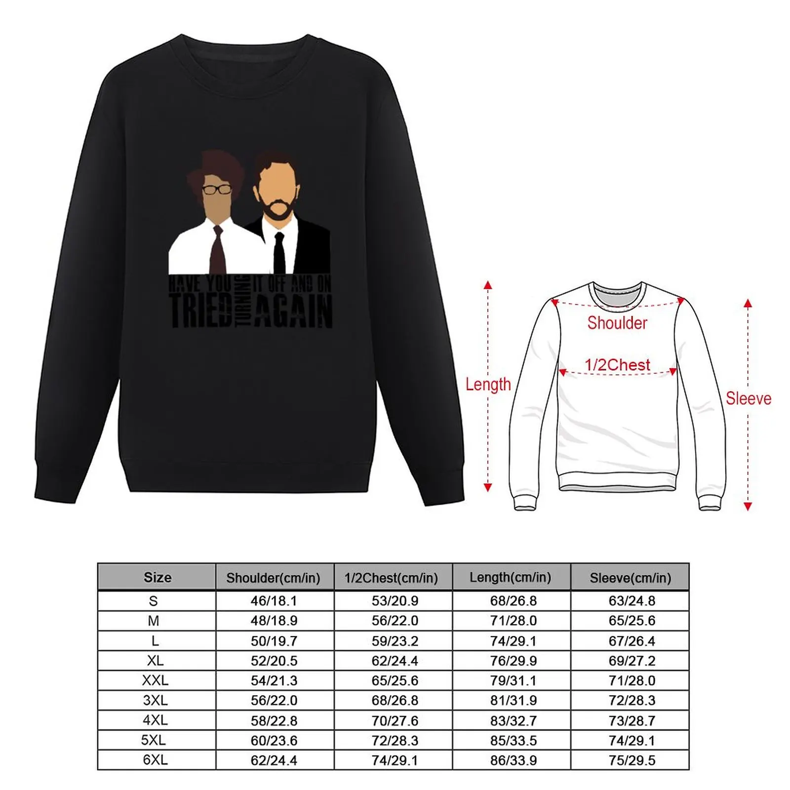 IT Crowd Sweatshirt men's clothing streetwear men korean clothes autumn sweatshirt