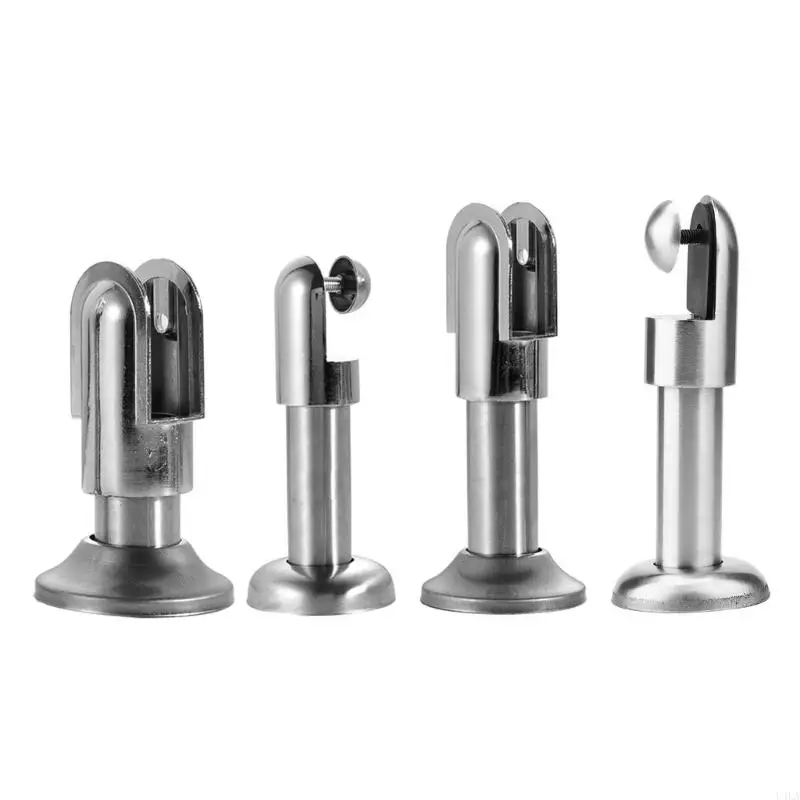 U4LA 2Pcs Toilet Partition Foot Hardware Restroom Partition Fittings