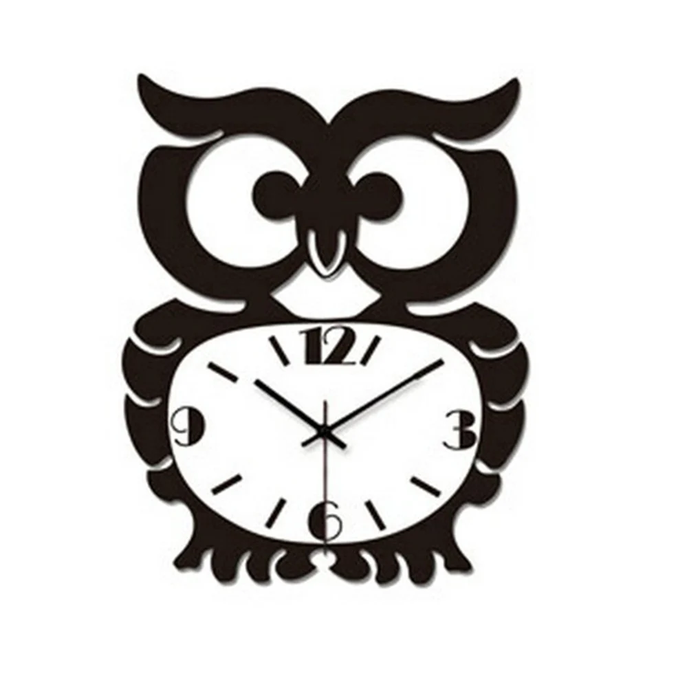 

acrylic wall clock wall hanging clock owl clock decoration clock