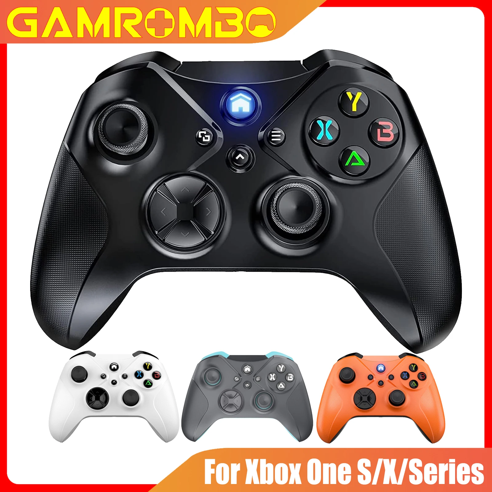 وحدة تحكم لاسلكية لأجهزة Xbox ONE/Xbox one S/X Series Consoles/Android/PC عصا التحكم في الألعاب 6 محاور مستشعر الدوران Turbo Func Gamepads