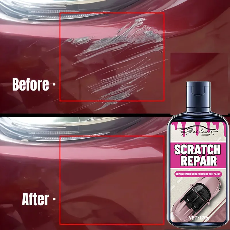 Kit Lilin & Poles Penghilang Goresan - Perbaikan Permukaan Logam Sepeda Motor, Mengembalikan Kilau dengan Teknologi Lapisan Keramik, Dee 5 Menit