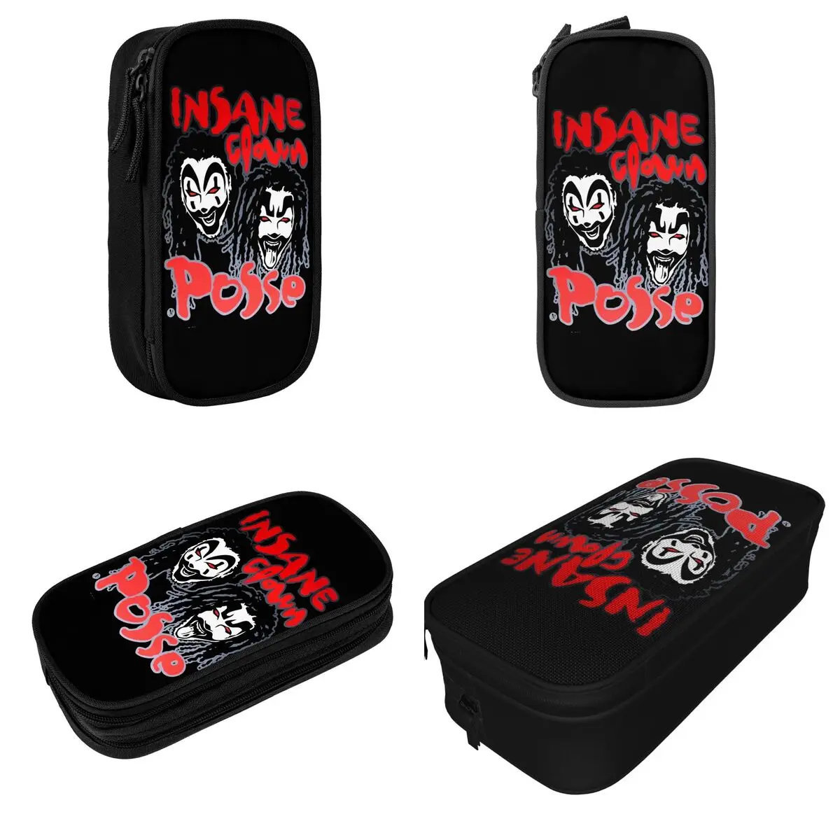 Insane Clown Posse Pencil Case Classic ICP Violent J Shaggy 2 Dope Pen Bag Girls Boys Large Storage Office Gifts Pencil Box