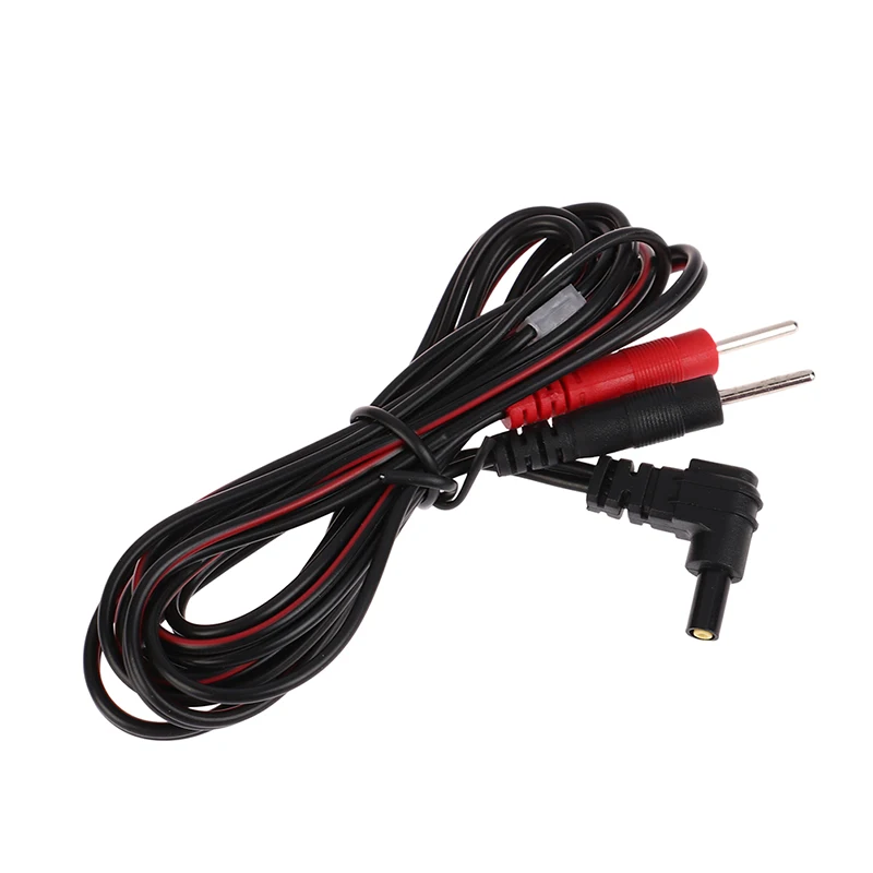 New 2.35mm New Electrotherapy Electrode Lead Electric Shock Wires Cable For Massager Connection Cable Massage And Relaxation