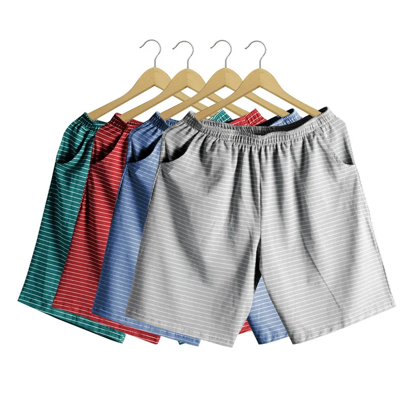 Zomer homewear losse slaapshorts heren nachtkleding vrijetijdsbroek katoen comfortabele en ademende korte broek voor de jeugd