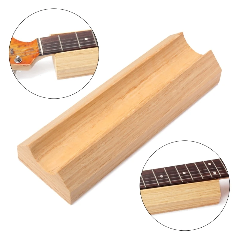 Electric Acoustic Guitar Bass Caul Neck Rest Support Fretwork Luthier Setup Tool