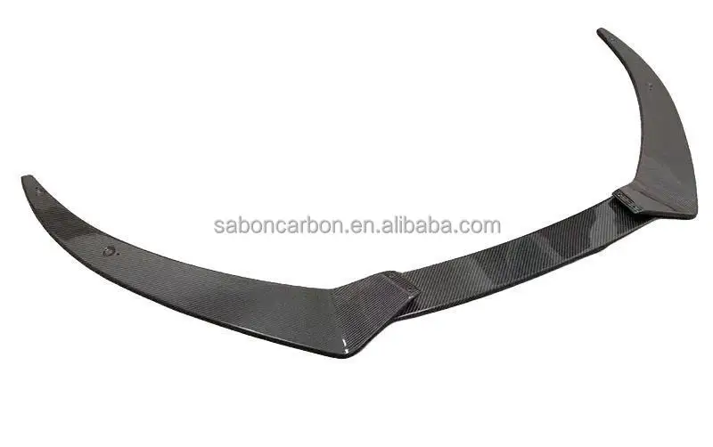 For Audi R8 V10 PLUS Front Splitter 3-PC style Carbon Fiber Front Bumper Lip Splitter Spoiler 17-19