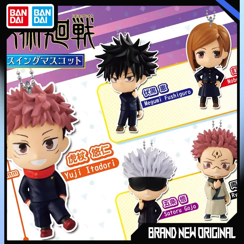 BANDAIJujutsu Kaisen Action Figures Model PVC Gojo Fushiguro Megumi Ryomen Sukuna Itadori Yuji Nobara Gashapon Pendant Original