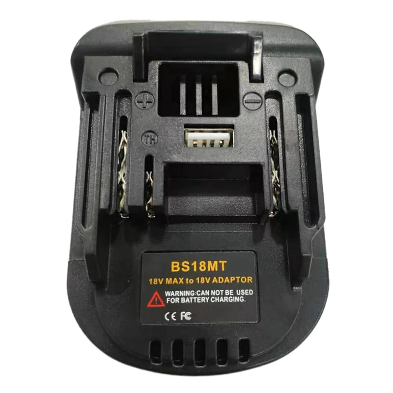 BS18MT Battery Adapter Converter USB For Bosch 18V BAT619G/620 Battery Convert To For Makita 18V BL1860 Lithium Battery