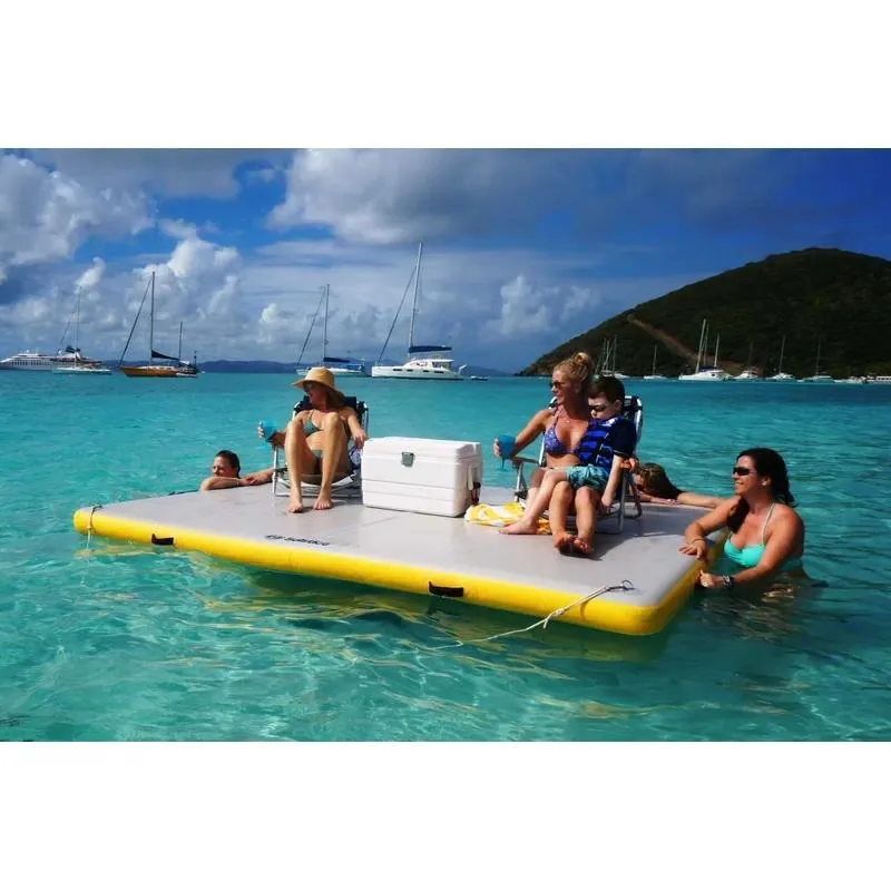 Inflatable Pontoon Pier Fishing SUP Platform Sea Mattress Custom Design