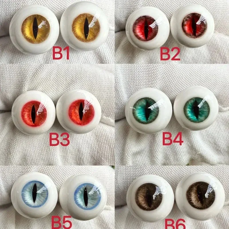 (Personalizado) ojos de muñeca para 1/6 1/4 1/3 Bjd muñeca juguetes jugar a las casitas vestir 10/12/14/16/18mm accesorios de muñeca de globo ocular de yeso