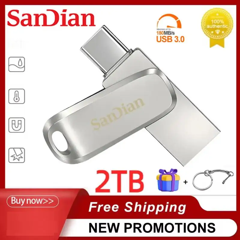 Mini USB Flash Drive 2TB 512GB 256GB 128GB USB 3.0 Pen Drive Flash Memory U Stick High Speed Memorias USB Pendrive Flash U Disk