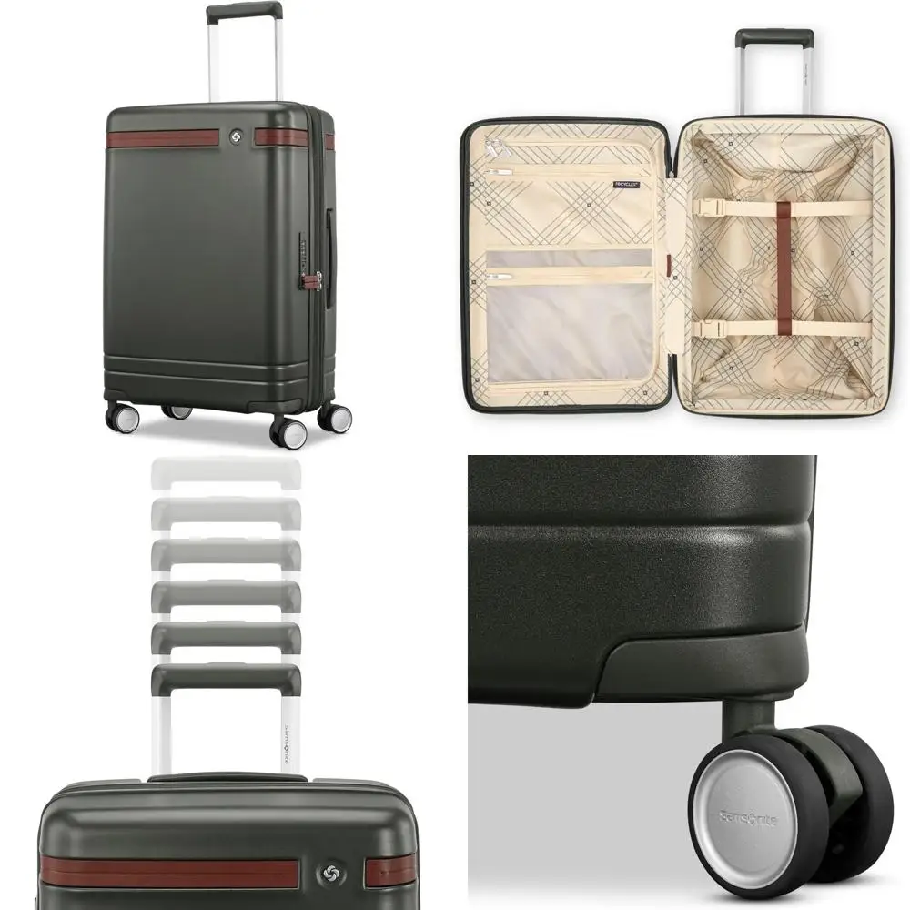 

Одобренная авиакомпанией 21-дюймовая ручная кладь с твердой поверхностью и 360° ° Спиннерные колеса и регулируемая ручка для путешествий