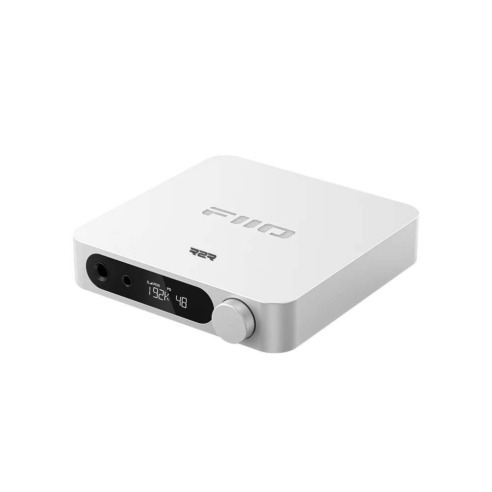 FiiO K11 R2R DAC en hoofdtelefoonversterker voor thuisaudio of pc, 6,35 mm en gebalanceerde 4,4 mm, RCA, coaxiaal, optisch, 384 kHz/24 bit