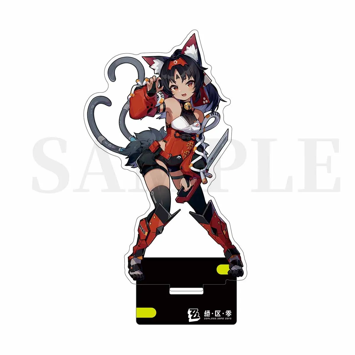 15cm Zenless Zone Zero Figure Stand Model Nekomiya Mana Ellen Joe Hoshimi Miyabi Acrylic Action Plate Desktop Decoration Gift