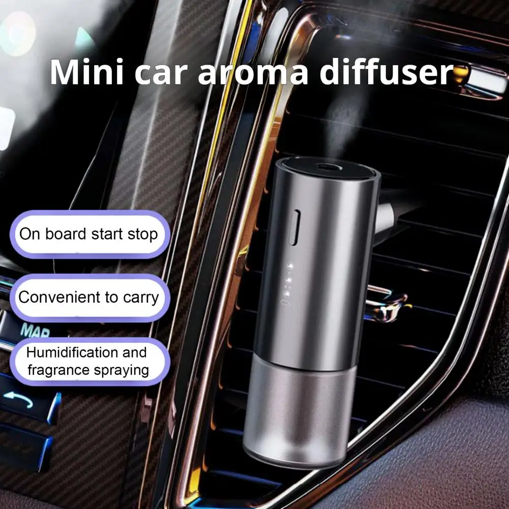 Car Supplies Universal Clip-on Car Aromatherapy Essential Oil Diffuser Auto On/off Easy Installation for Air Decor Car Fragrance