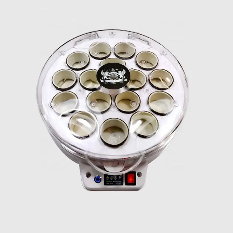 

Hot Selling Good Quality Electronic Automatic Pool Billiard 16 Pcs Balls Cleaner Polisher Washing Machine for Sale