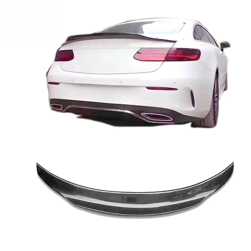

E Class W238 E200 E300 Coupe 2017-2020 Rear Spoiler Carbon Fiber Sp Diffuser Tail Wing Back Trunk Accessory Part