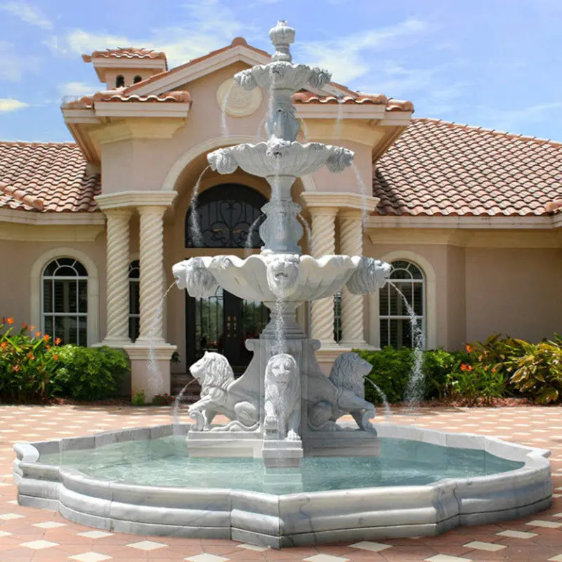 Fountain Sculpture Water-spraying Flowing Pool for Courtyard Landscape Villa Community Feng Shui Ball Deposit Only