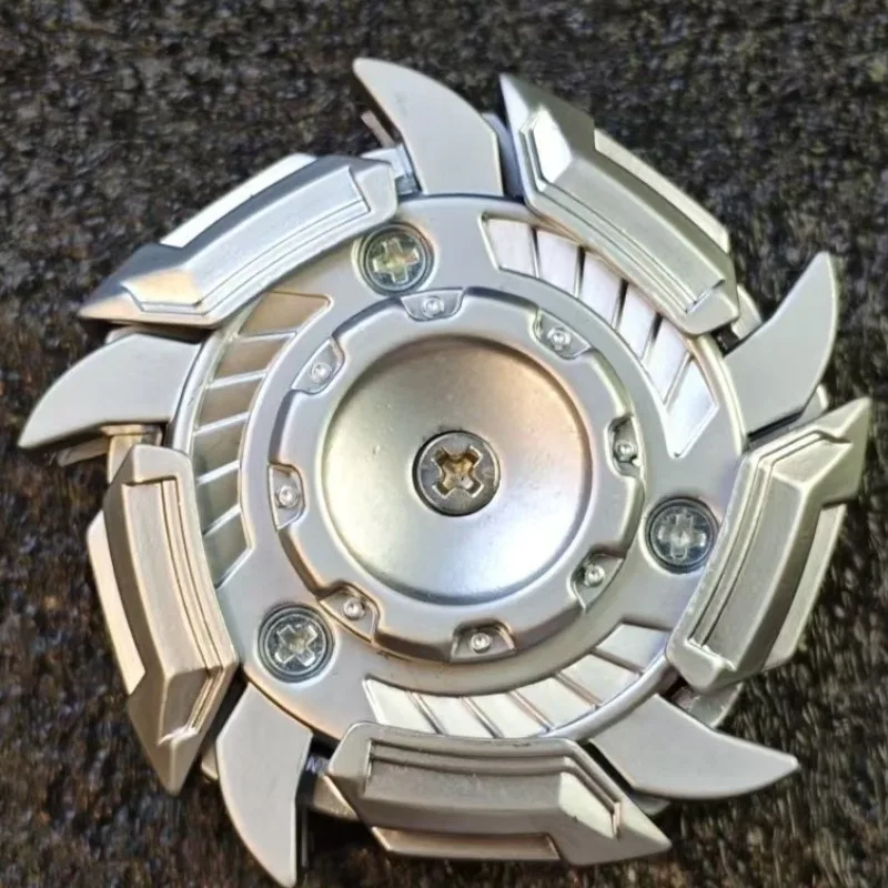 Velocità dell'attacco rotante in lega dell'armatura rotante ZWEDC ​ ​ Giocattolo di decompressione da tavolo Fidget Spinner