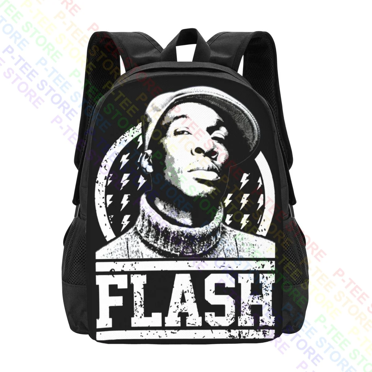 Grandmaster Flash Tribute Iconic Unofficial RapperBackpack Large Capacity Backpack Riding Backpack