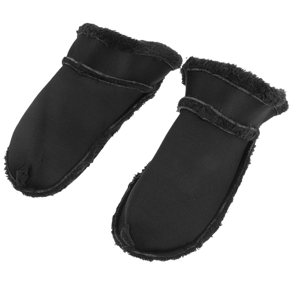 Thickened Soft Plush Covers Winter Hole Shoe Inserts Warm Fluffy Slippers Fuzzy