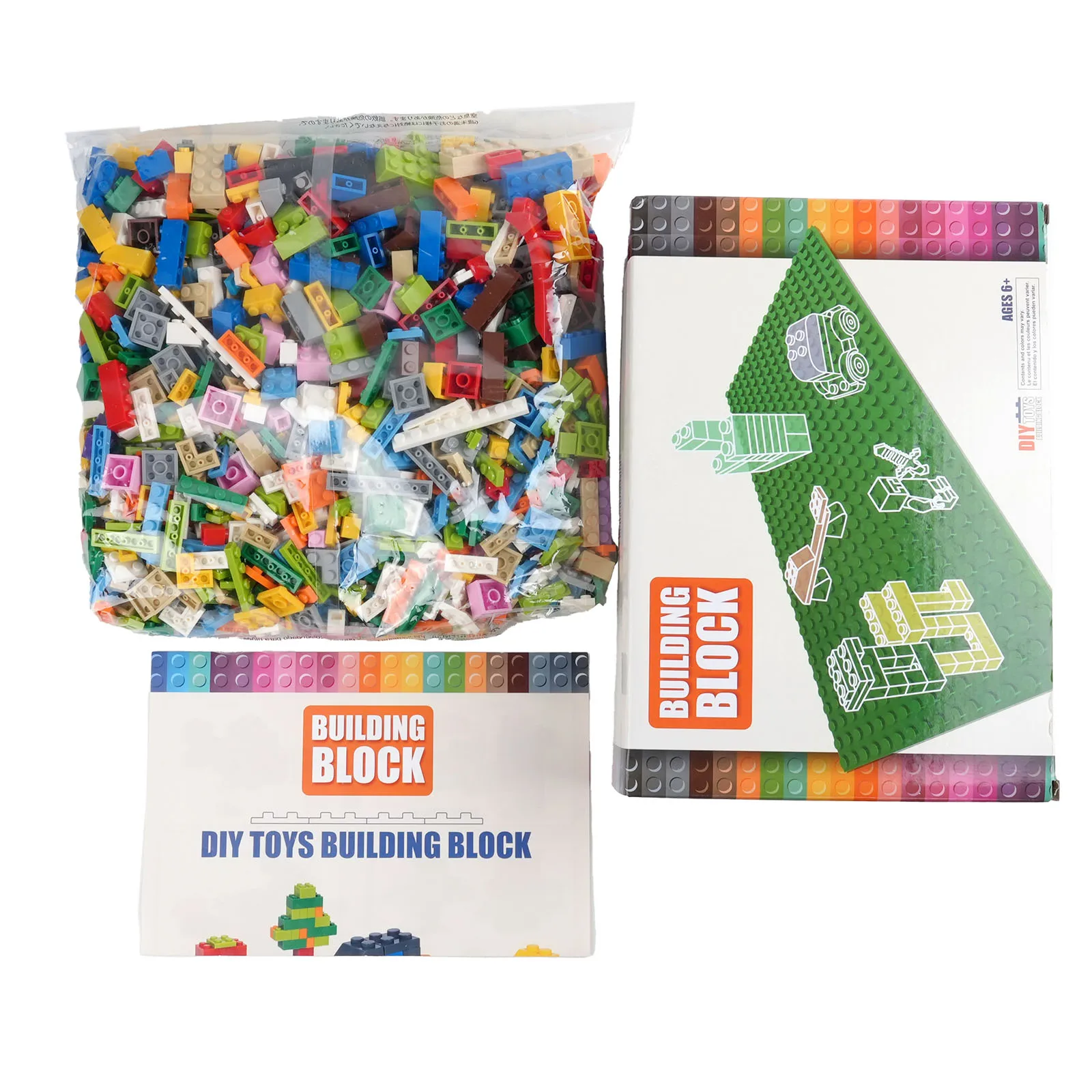 

1000pcs MOC Building Block Toys Classic Small Particle Various Specifications DIY Assembly Brick Compatible With legoeds