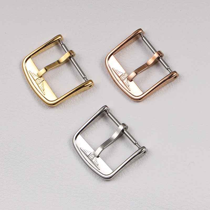 10/12/14/16/18/20mm Stainless steel watch clasp adapted to Longines L2L4 Jialan Majestic Jialan Luya watch buckle accessories