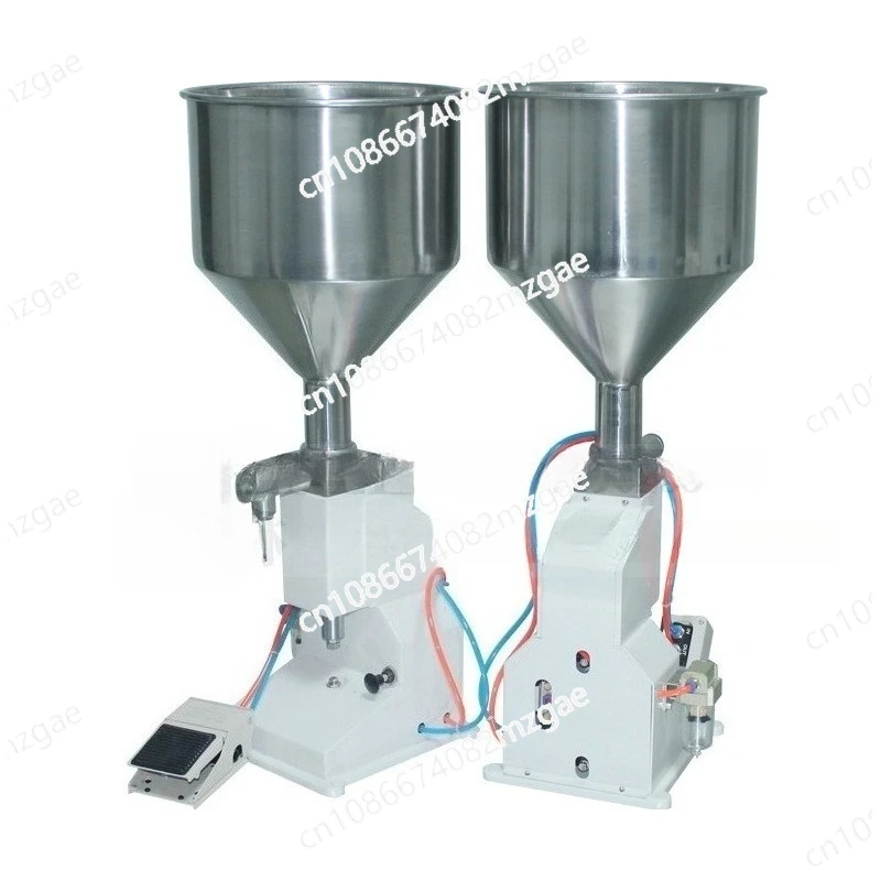 

A02 Small Pneumatic Liquid Filling 5-50ml Cosmetics Automatic Filling Machine A03 Food Filling Equipment