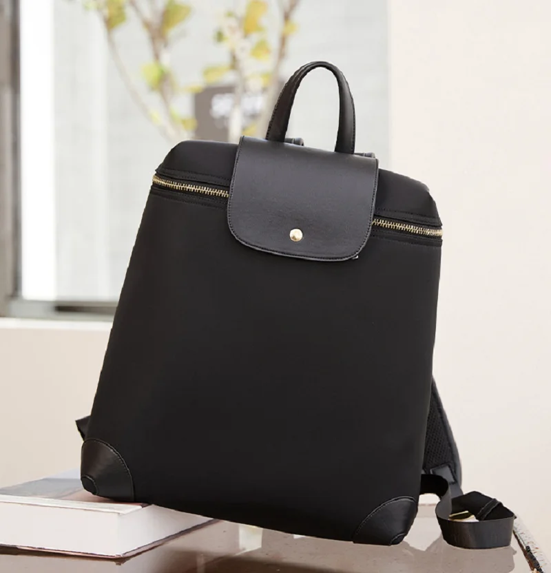 

2026 Korean Fashion Waterproof Oxford Travel Backpack Women's High Capacity Shoulder Bags Notebook School Bag Totes Backpacks