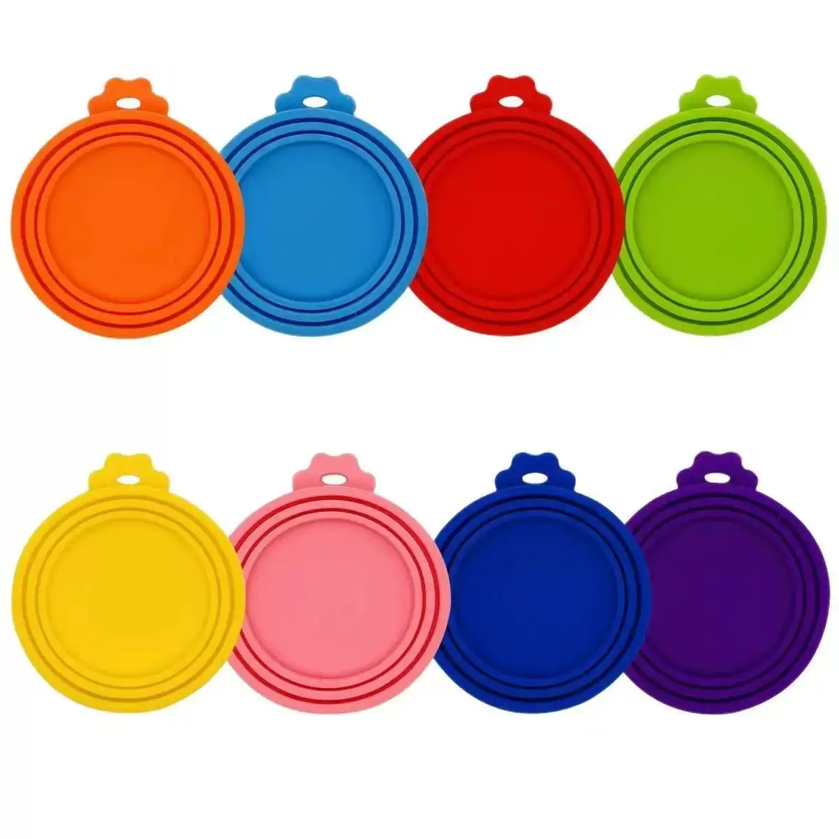 2-5PCS 3In1 Reusable Silicone Can Lid For Most Sizes Of Dog And Cat Cans To Maintain Freshness Kitchen Organization Pet Supplies