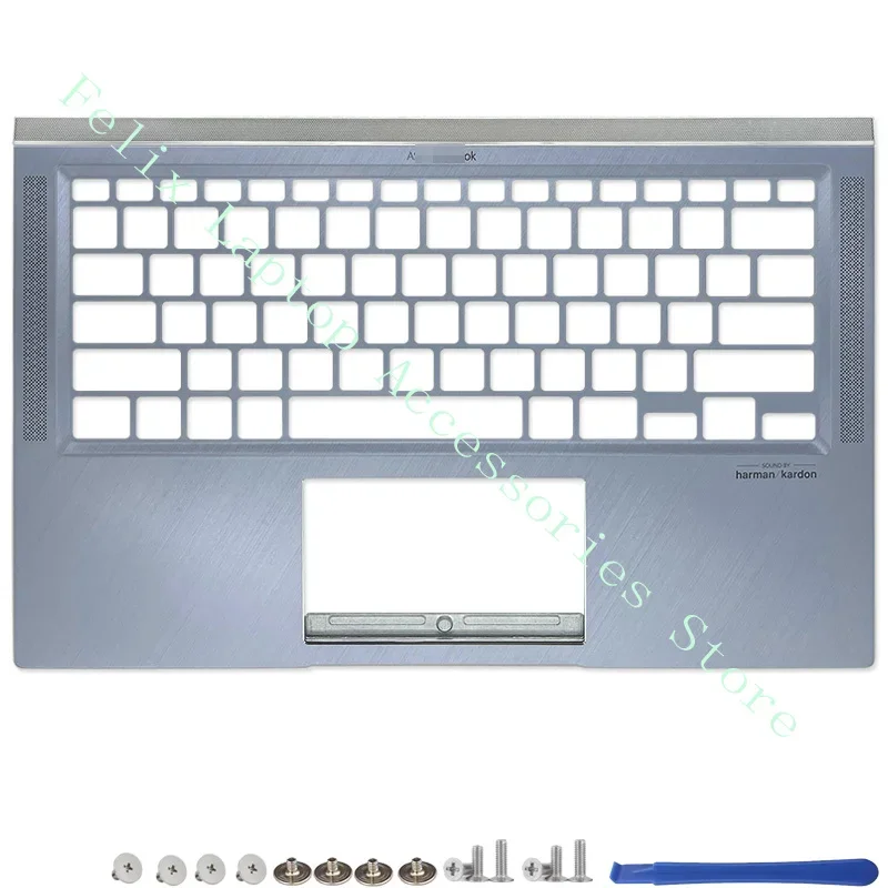 Imagem -04 - Laptop Lcd Tampa Traseira Palmrest Superior Caixa Inferior para Asus Zenbook 14 Um431d Rm431d Ux431f Um431da Bx431 U4500 U4500f Novo