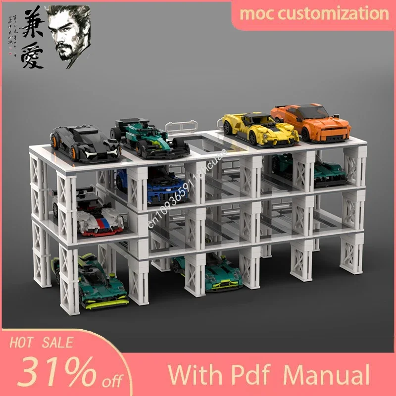 

679 деталей MOC Speed Champion Городской гоночный суперкар, конструктор, креативный гараж, кирпичные игрушки, подарки