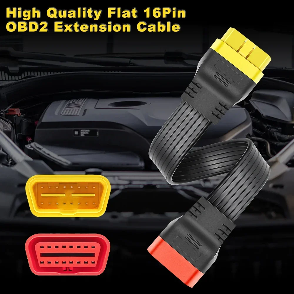 

Launch OBD Extension Cable for X431 V/V+/PRO/PRO3/Easydiag 3.0/Mdiag Main Connector16Pin Male To Female 36cm OBD2 Adapter Cable