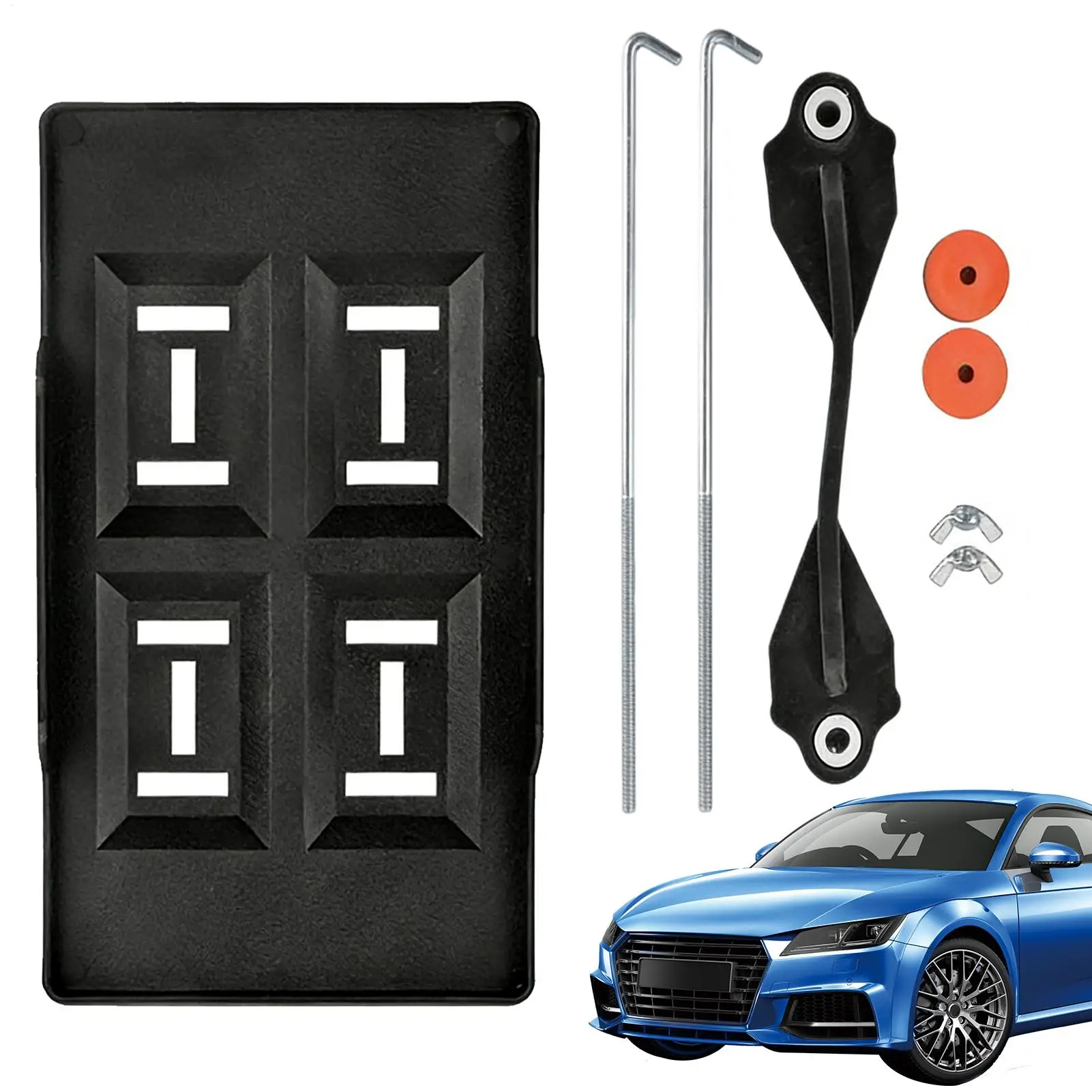 

Battery Tray Hold Down Bracket Adjustable Mount Clamp Battery Hold Down Tray Bracket For Automotive Truck Trailer RV Boat Marine