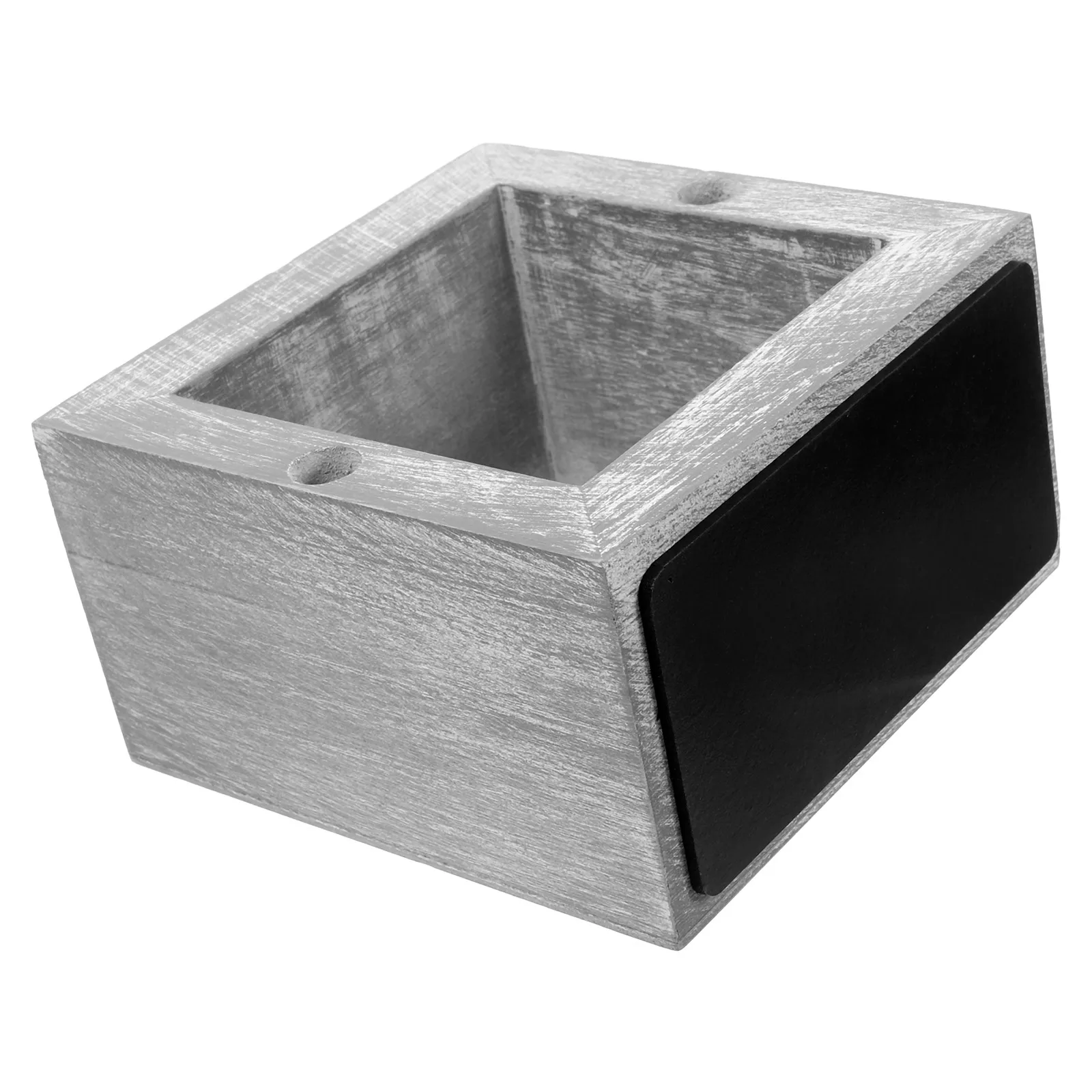 

1 Wooden Cup Storage Box Coffee Mug ganizer Square Holder Paper Cups Rack Bar Counter Kitchen Cabinets Party Supplies
