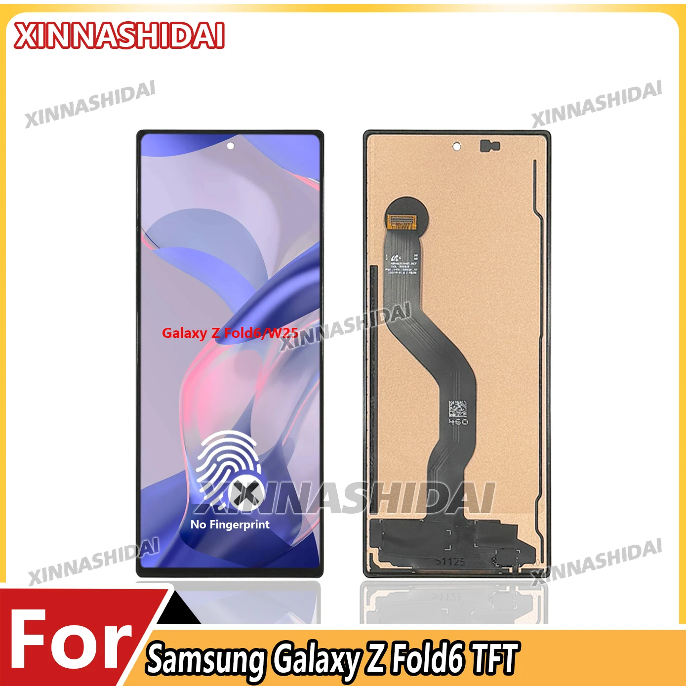 6.5' LCD For Samsung Galaxy Z Fold6 SM-F956B SM-F956B/DS SM-F956U LCD Display Screen Replacement Digitizer Assembly With Frame